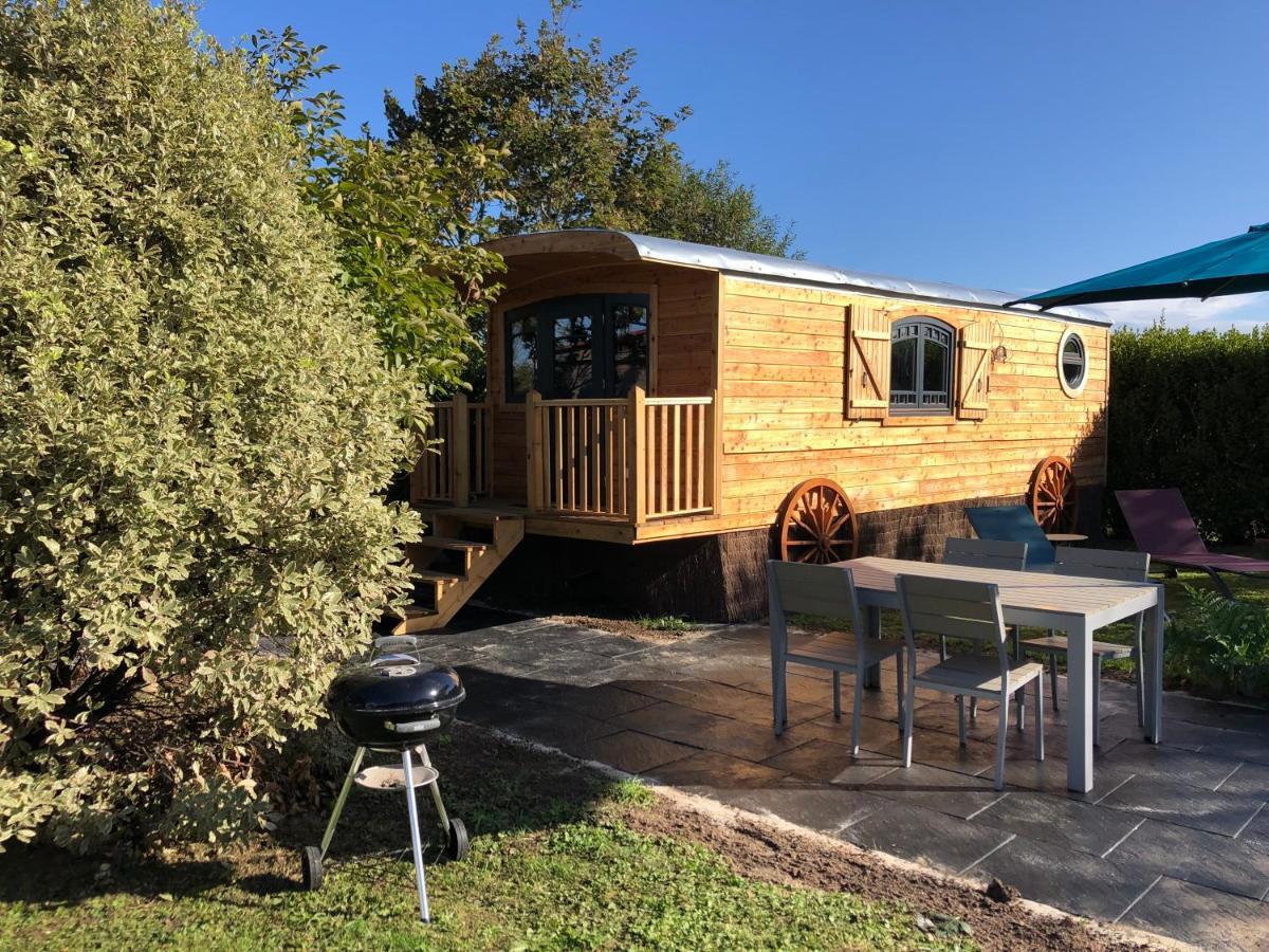 Roulotte Gites O Bien-Etre Massage Spa Sejour Bien-Etre En Hebergement Insolite Roulotte Karantez Ou En Gites Melon Ou Yock A 800 M Des Plages Maison D'Hote Drogou Porspoder Zewnętrze zdjęcie