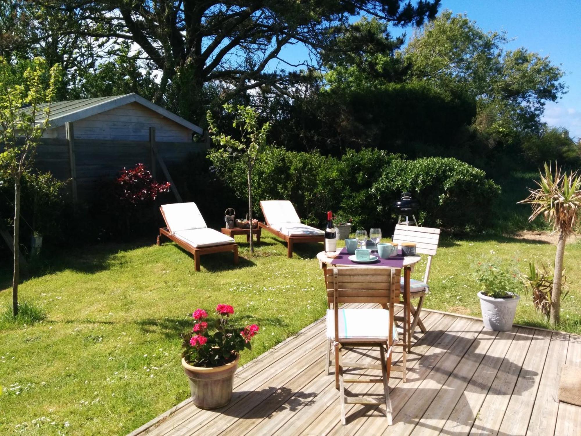 Roulotte Gites O Bien-Etre Massage Spa Sejour Bien-Etre En Hebergement Insolite Roulotte Karantez Ou En Gites Melon Ou Yock A 800 M Des Plages Maison D'Hote Drogou Porspoder Zewnętrze zdjęcie